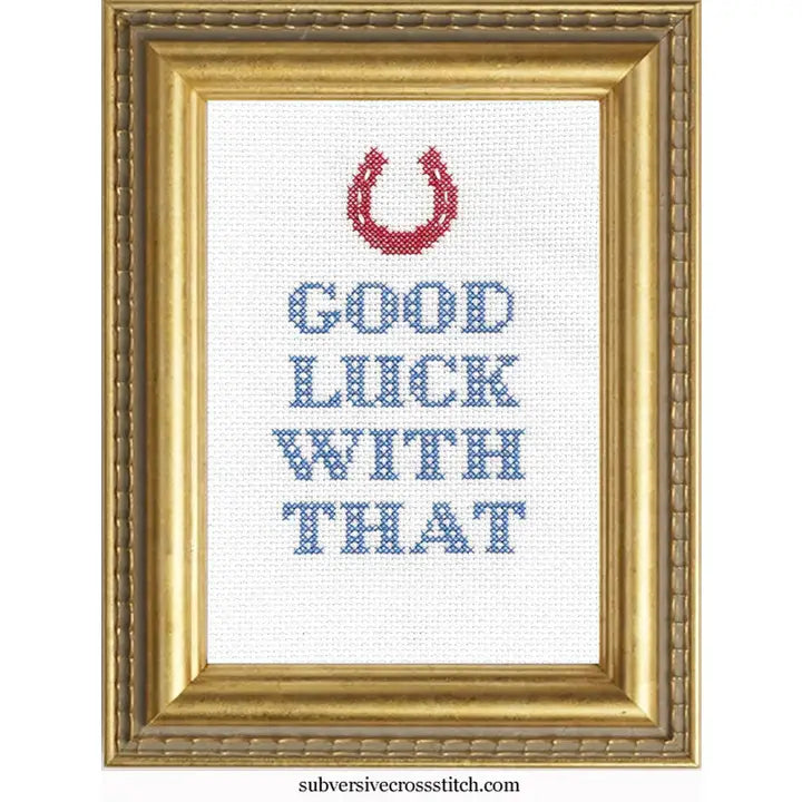 Subversive Cross Stitch Kit