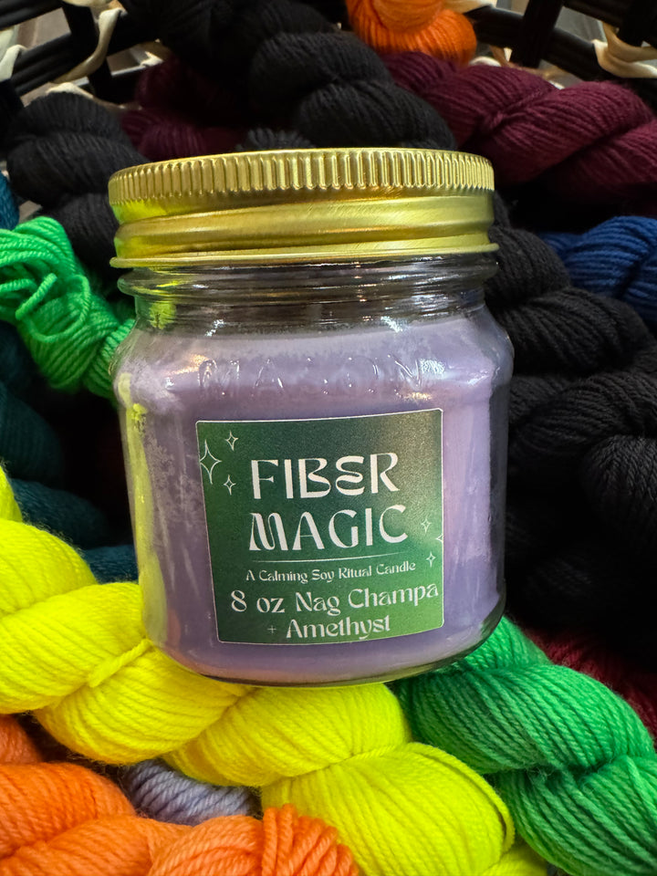 Fiber Magic Calming Ritual Candle