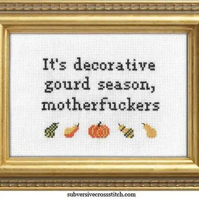 Subversive Cross Stitch Kit