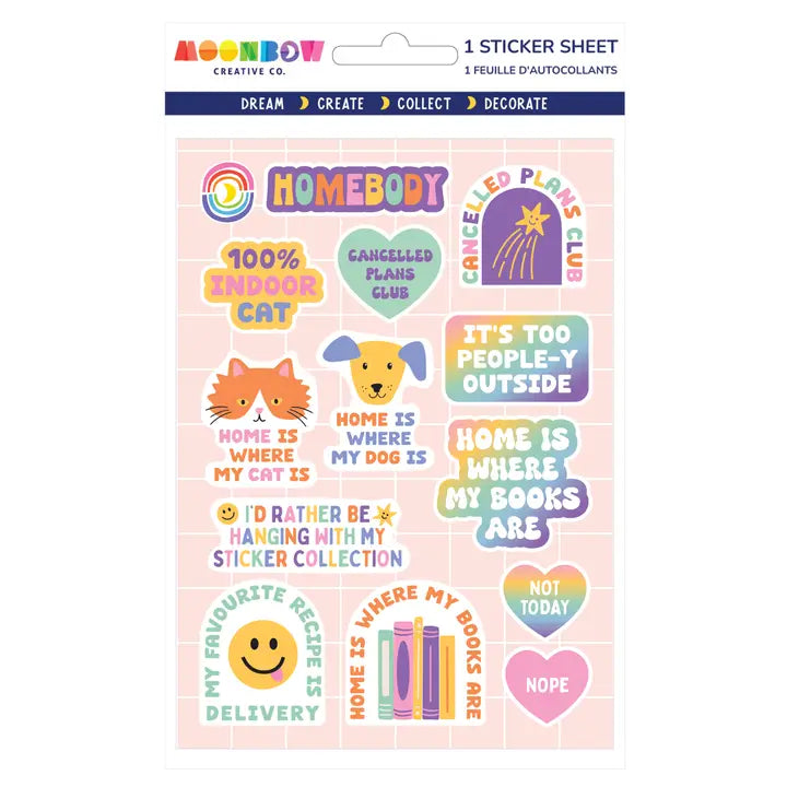 Moonbow Sticker Sheets