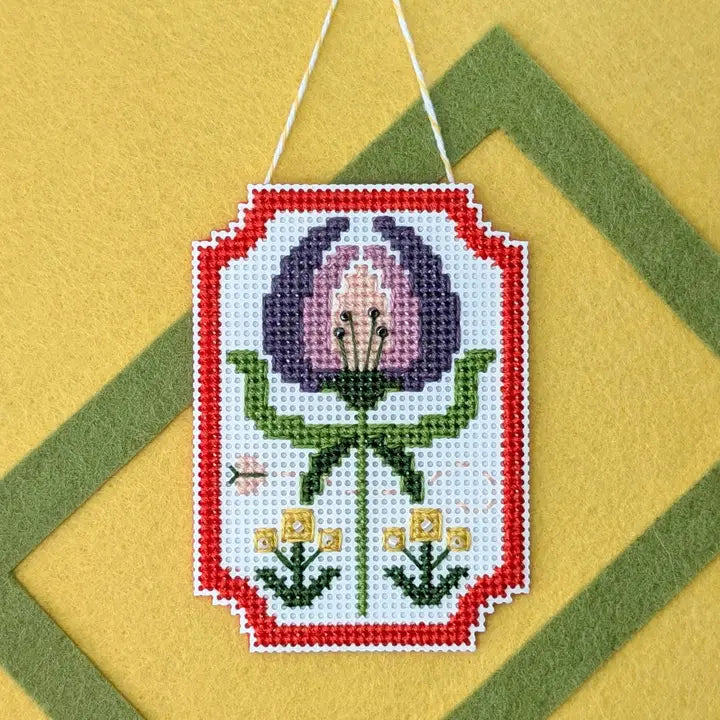 Framed Florals Cross Stitch Kit