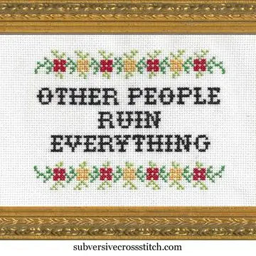 Subversive Cross Stitch Kit