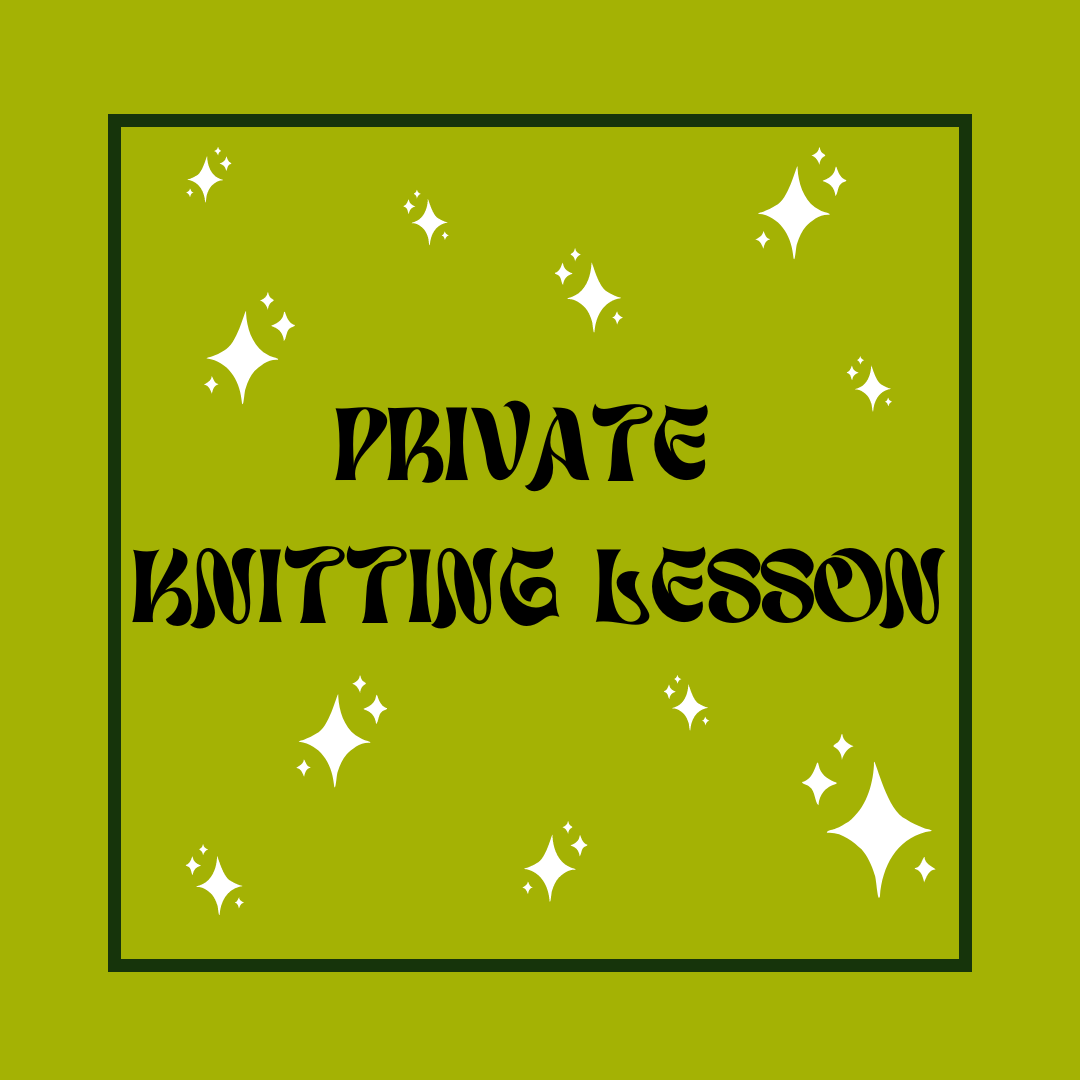 Private Knitting Lesson