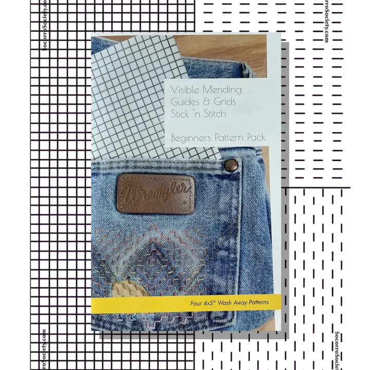 Socorro Society Stick and Stitch Visible Mending Patterns