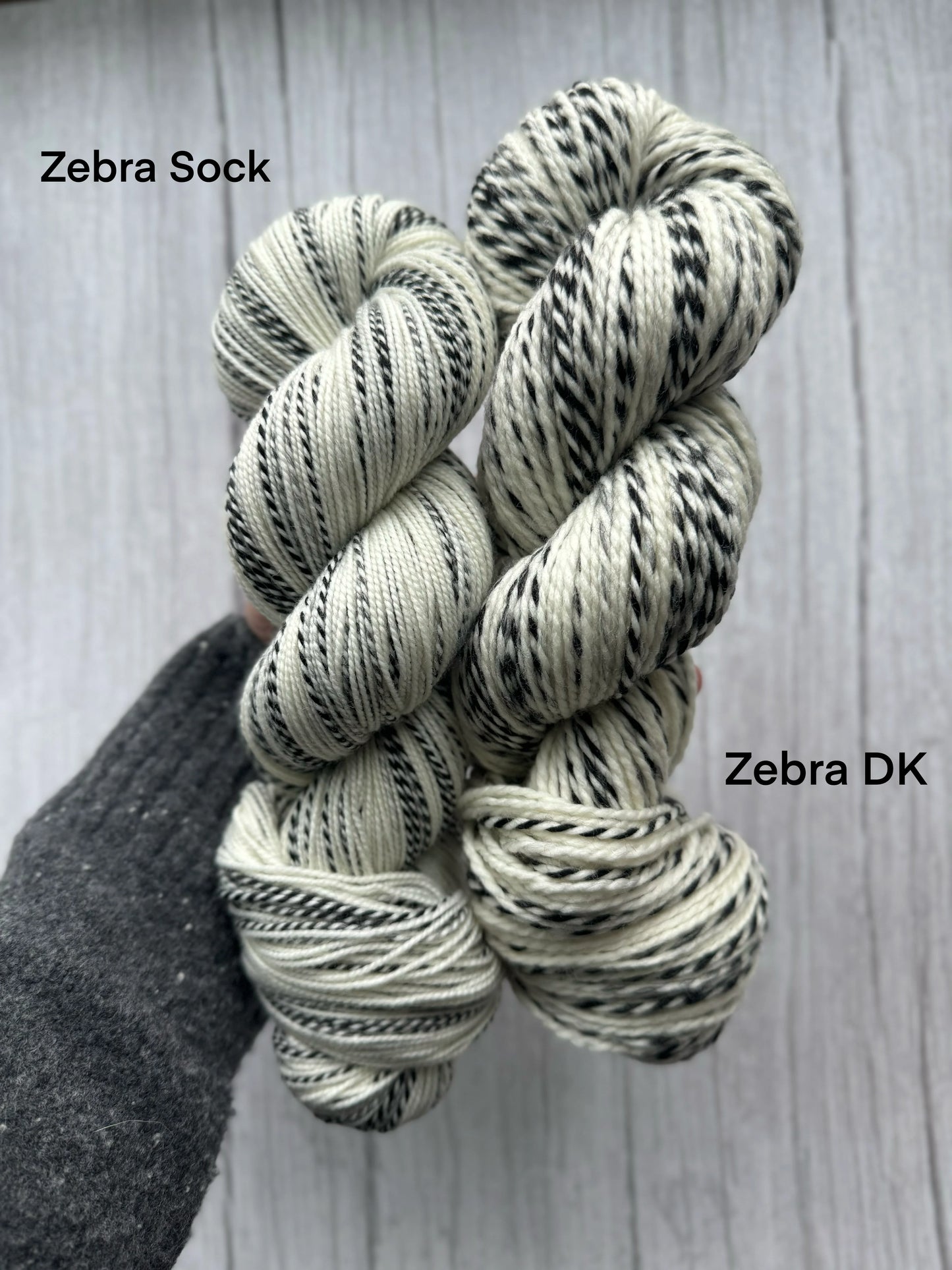 Nerdy Knits Zebra Sock