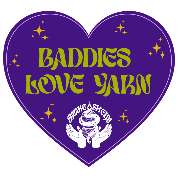 Snake + Skein Sticker