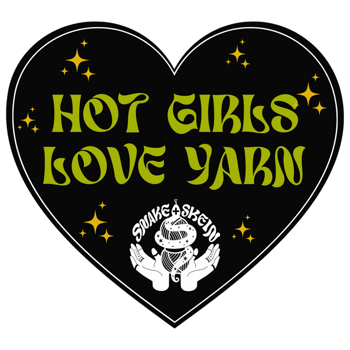 Snake + Skein Sticker