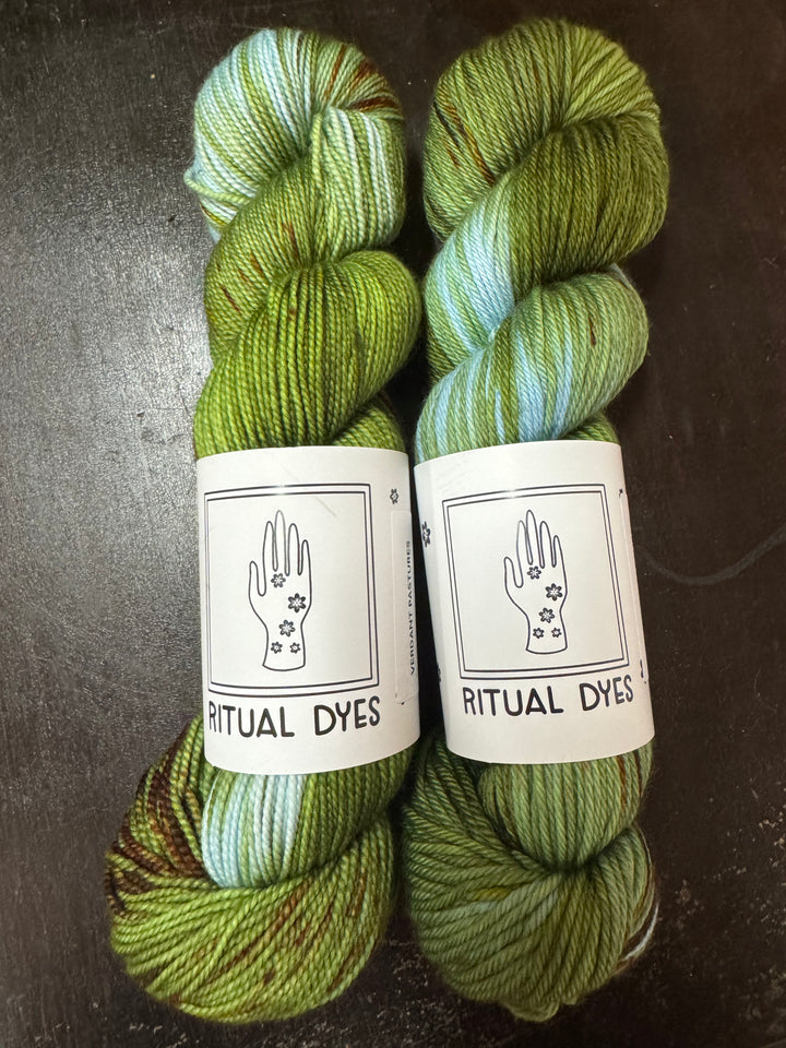 Verdant Pastures: a Snake + Skein exclusive collab with Ritual Dyes