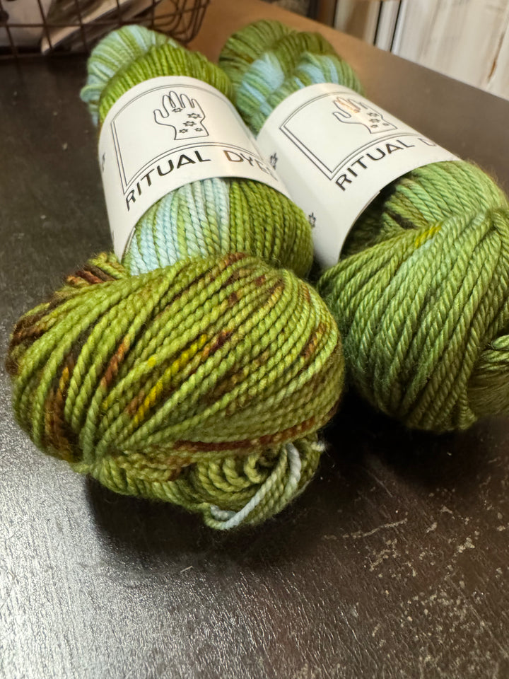 Verdant Pastures: a Snake + Skein exclusive collab with Ritual Dyes