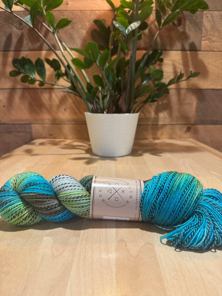 Nerdy Knits Zebra Sock