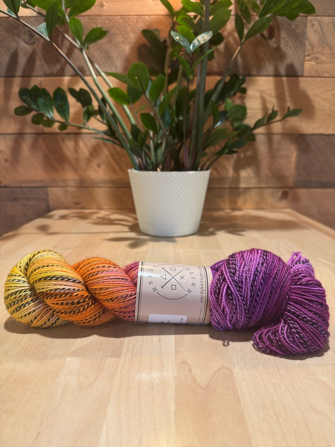 Nerdy Knits Zebra Sock