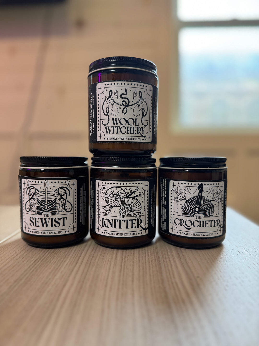 Snake + Skein Candles