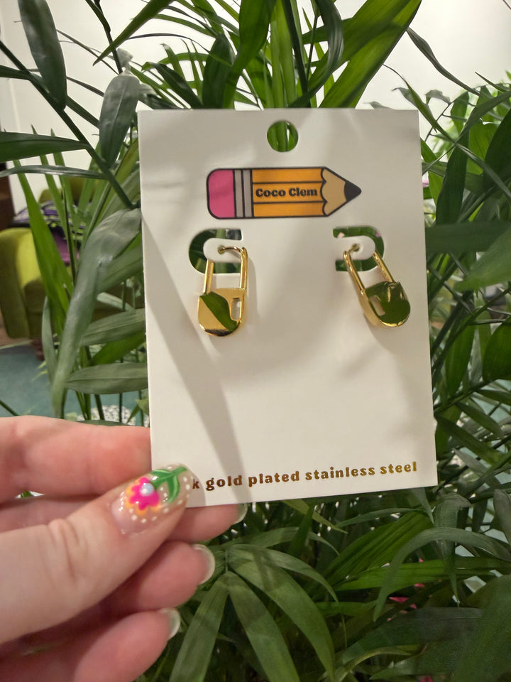 Coco Clem Stitch Marker Earrings