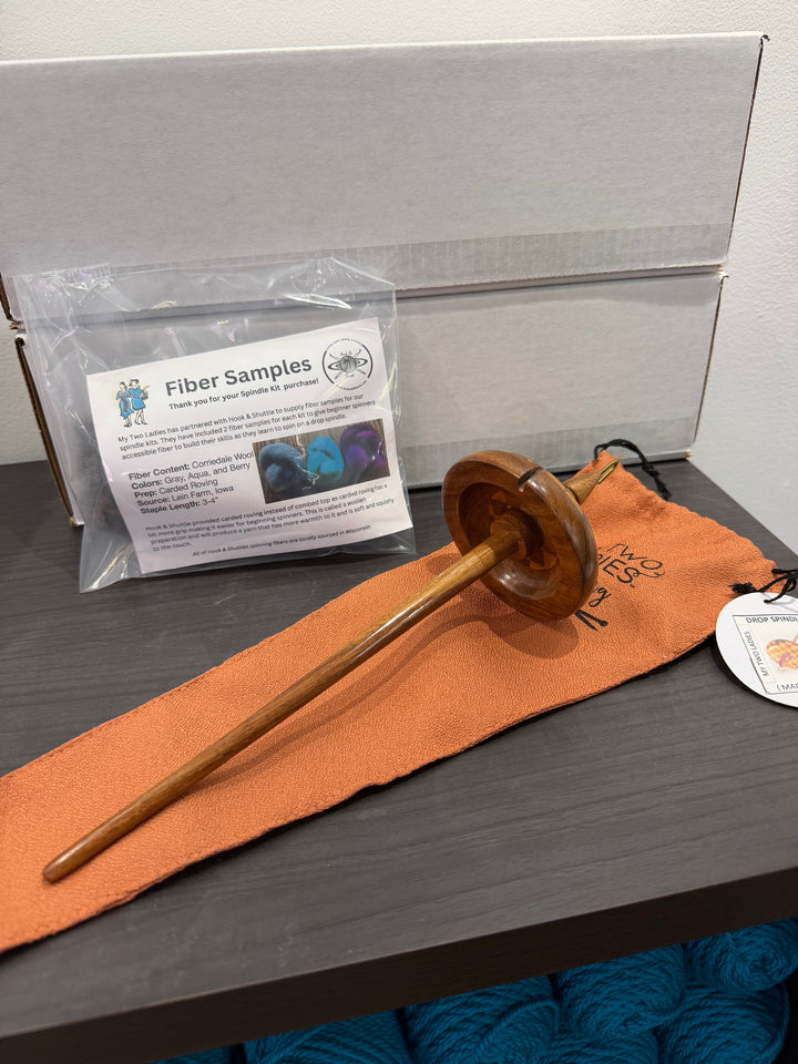 My Two Ladies Drop Spindle
