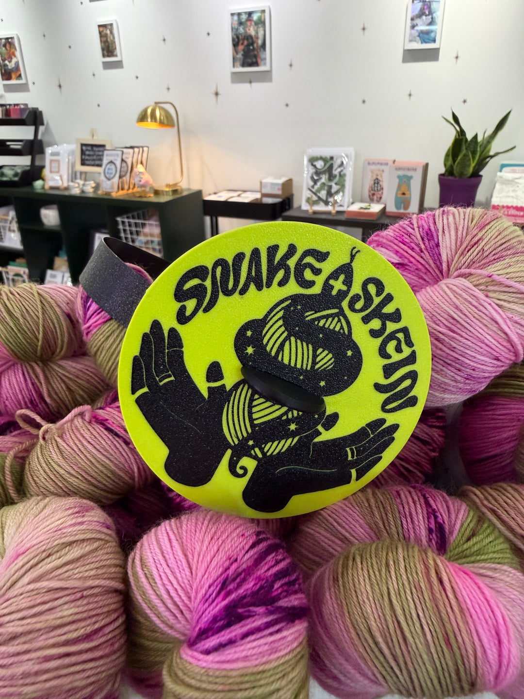 Snake + Skein Travel Yarn Holder