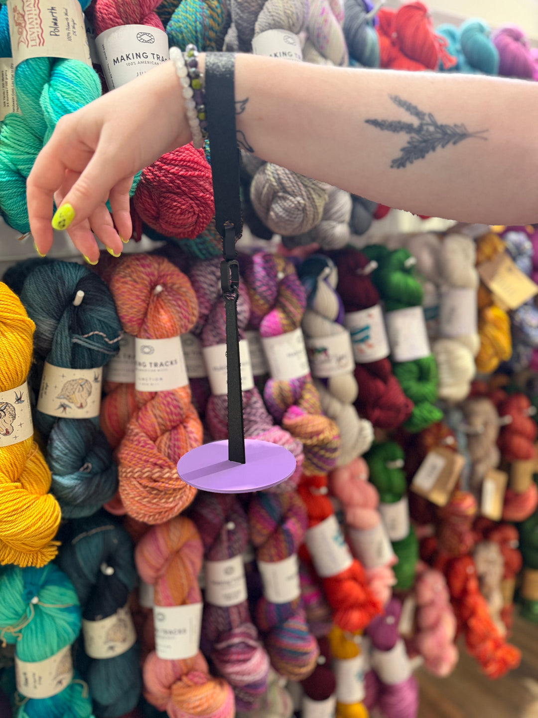 Snake + Skein Travel Yarn Holder
