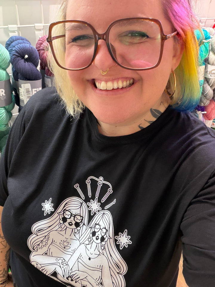 Snake + Skein Yarn Goddess Tee