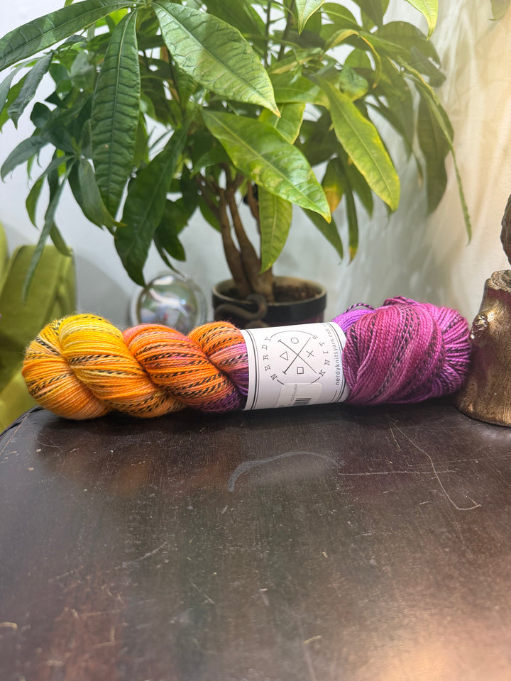 Nerdy Knits Zebra Sock