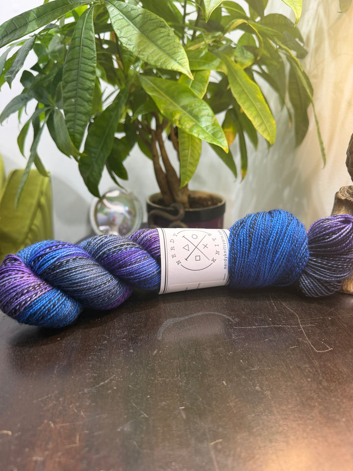 Nerdy Knits Zebra Sock