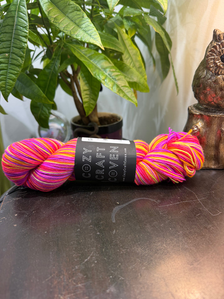 Cozy Craft Coven Self-Striping Sock