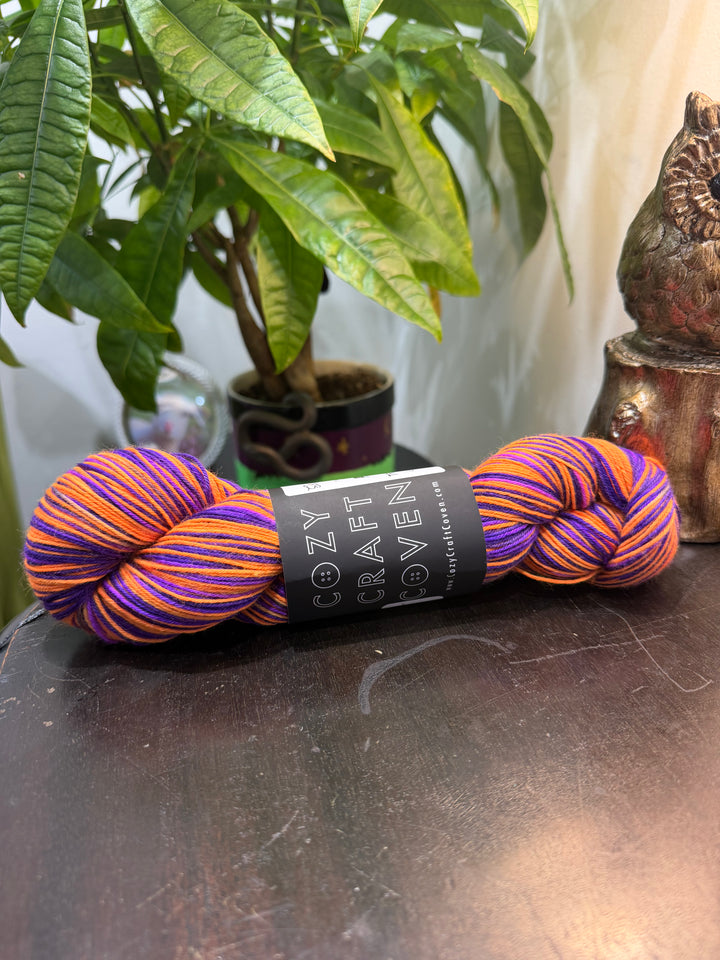Cozy Craft Coven Self-Striping Sock