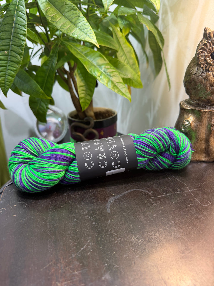 Cozy Craft Coven Self-Striping Sock