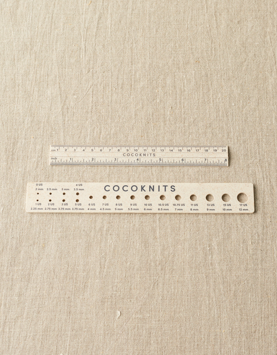 Cocoknits Ruler + Gauge Set