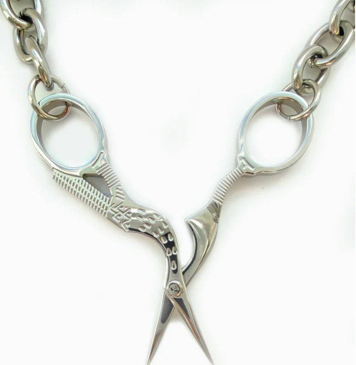 Coco Clem Stork Scissor Necklace