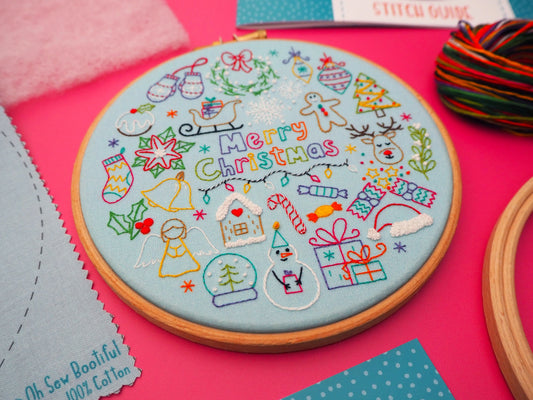 Oh Sew Bootiful Embroidery Kit