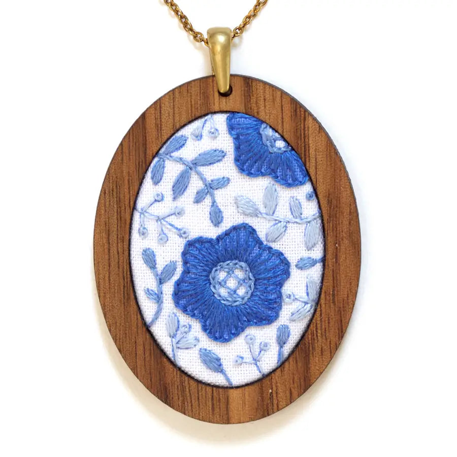 Kiriki Embroidered Pendant Kit