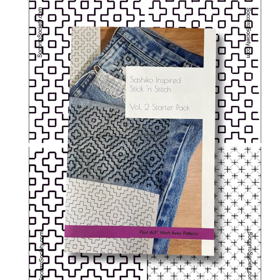 Socorro Society Stick and Stitch Visible Mending Patterns
