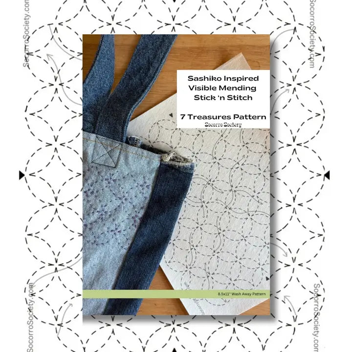 Socorro Society Stick and Stitch Visible Mending Patterns
