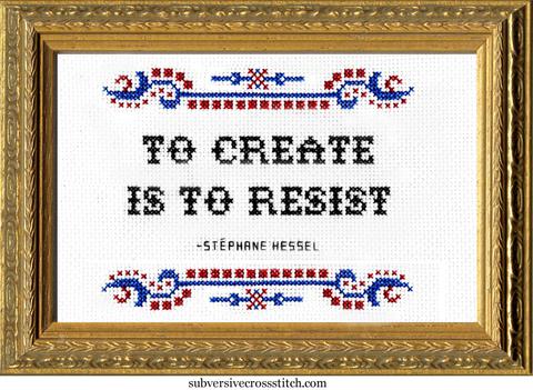 Subversive Cross Stitch Kit