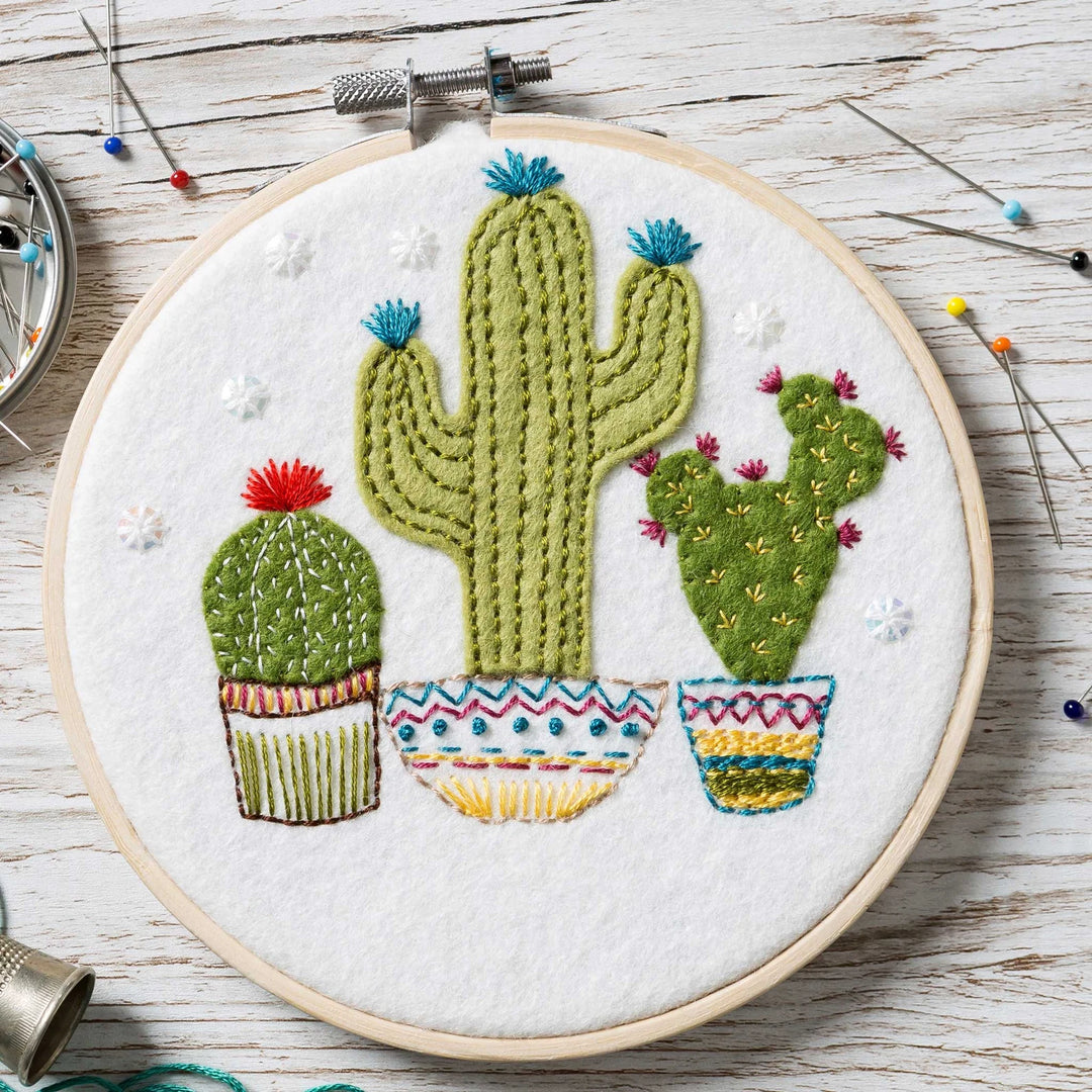 Corinne Lapierre Wool Mix Felt Applique Hoop Kit