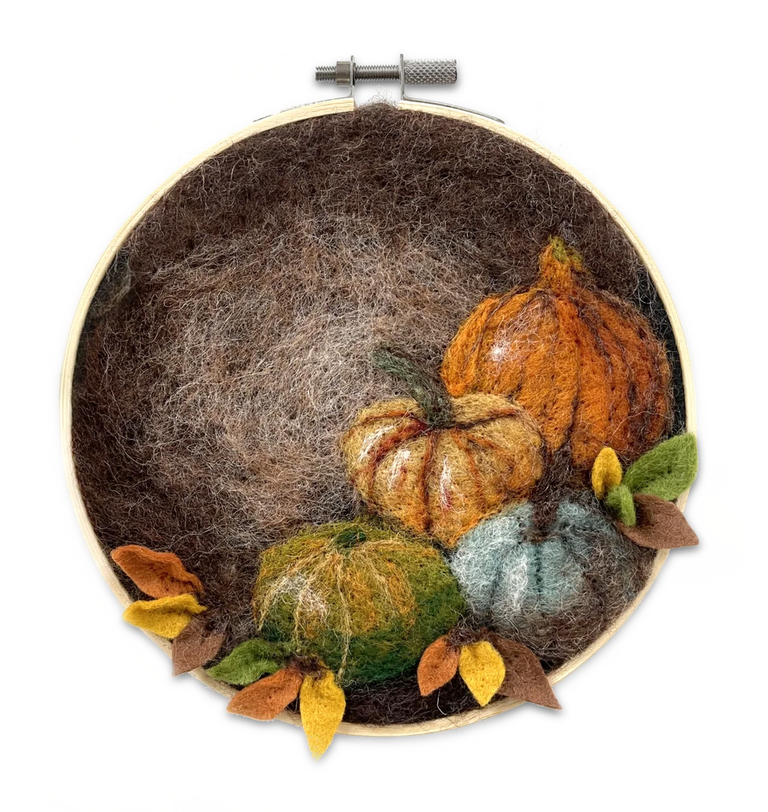 Crafty Kit Co. Felt Painting in a Hoop