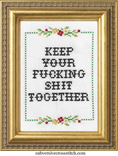 Subversive Cross Stitch Kit